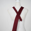 Flori Necktie for Women – Sleek Satin Black Tie for Feminine Power Looks