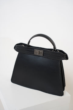 Bolso de piel Solenne - Cartera elegante con asa superior