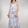 Jesus Linen Jumpsuit – Pink & Neutral Abstract Print, One Size
