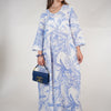 Kiora Stamped Linen Jumpsuit – Palm Print Wide-Leg One Piece