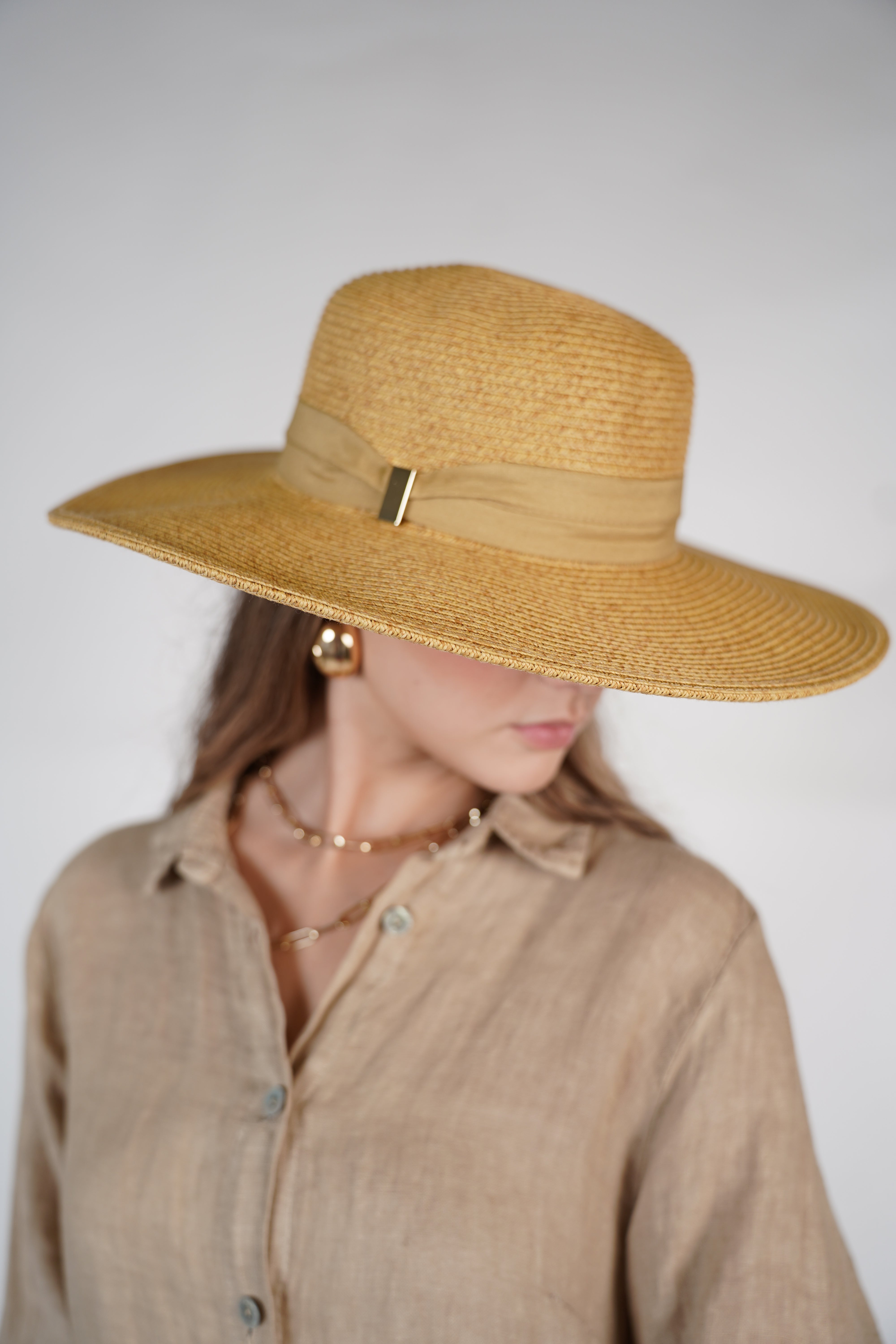 Lucel Beach Hat – Wide Brim Natural Straw Hat