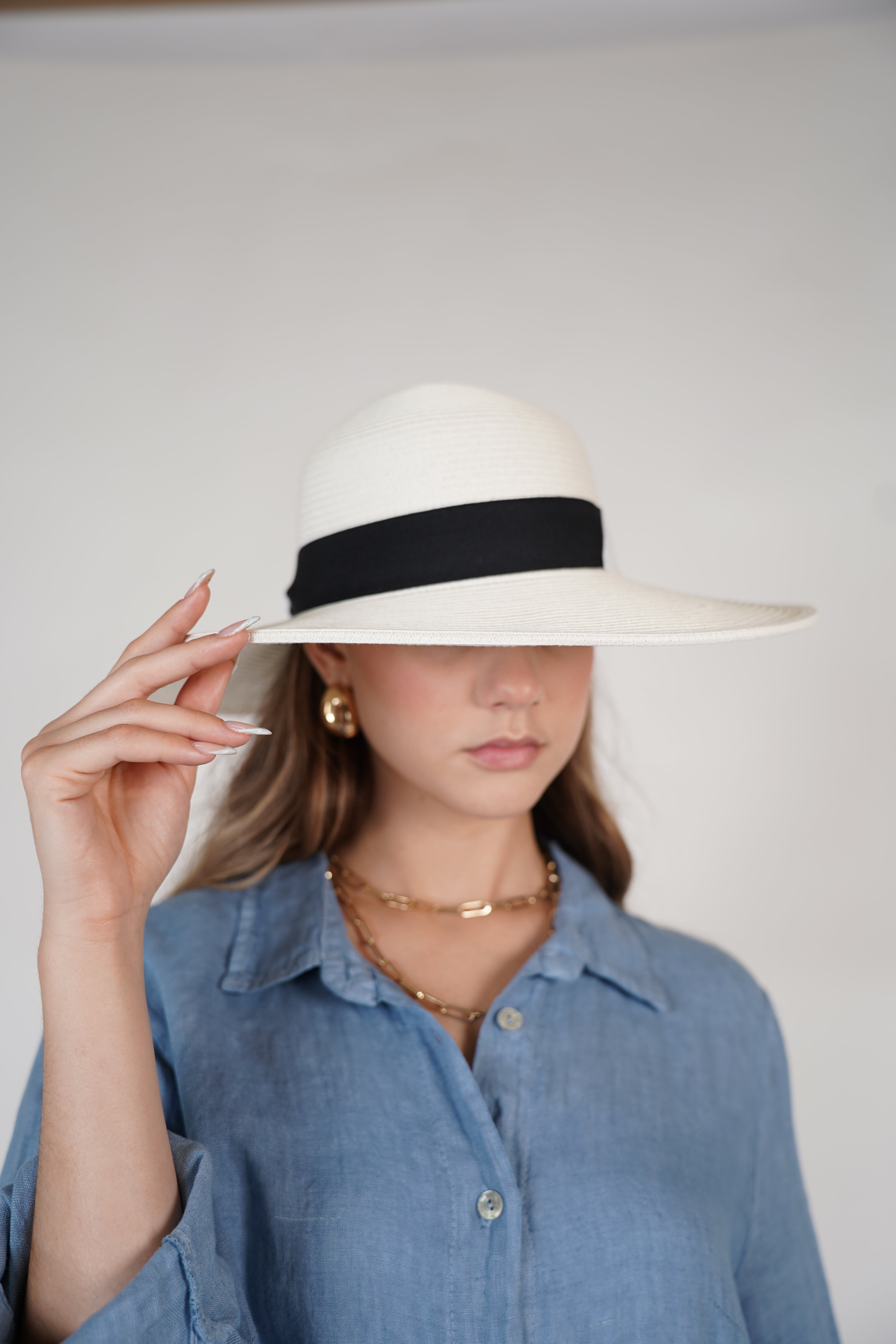Lucel Beach Hat – Wide Brim Natural Straw Hat