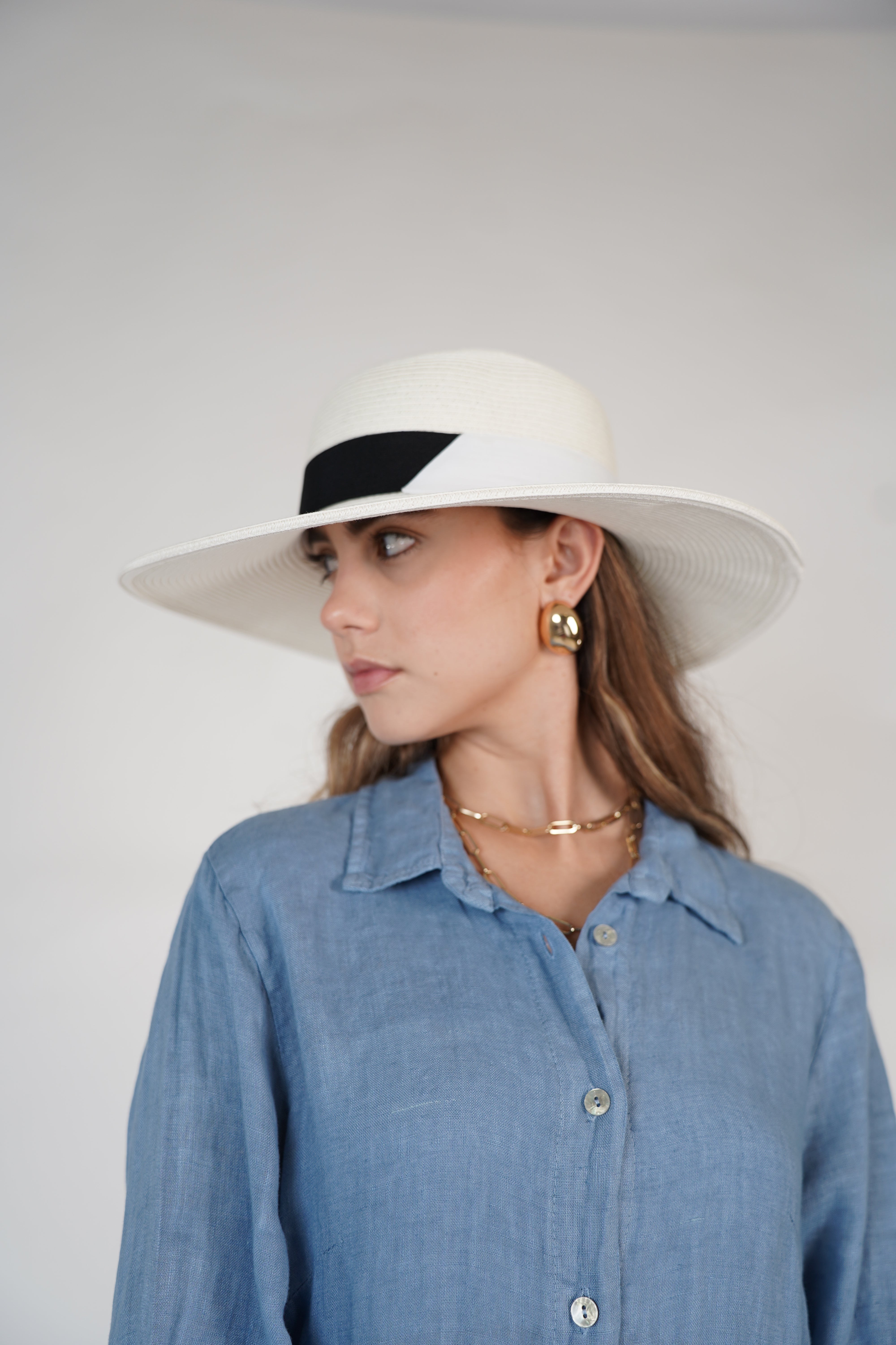 Lucel Beach Hat – Wide Brim Natural Straw Hat