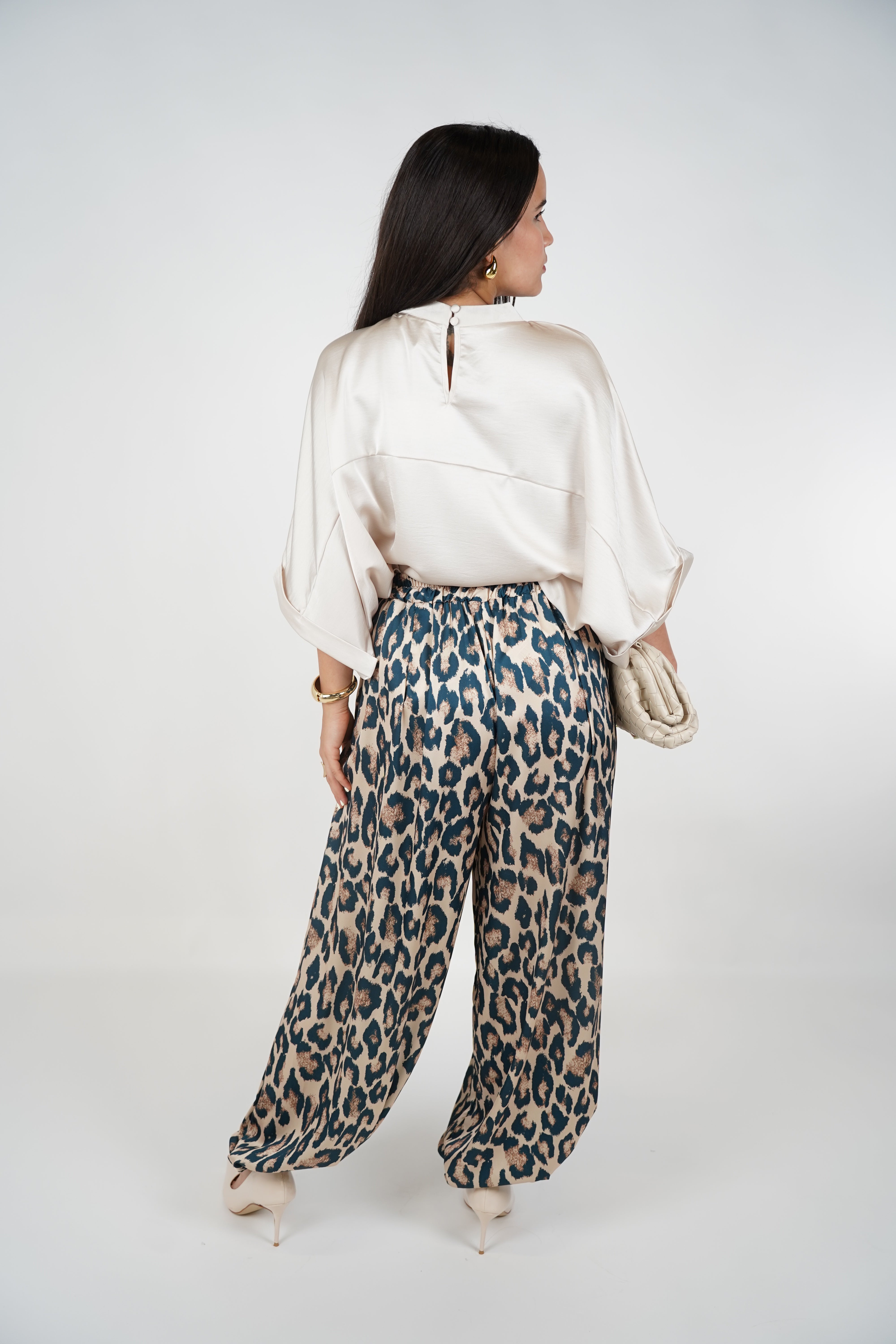 Alia Stamped Aladdin Joggers – Bold Leopard Meets Luxe Ease