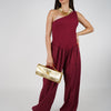 Koriya Jumpsuit – One-Shoulder Statement in a Flowing Silhouette
