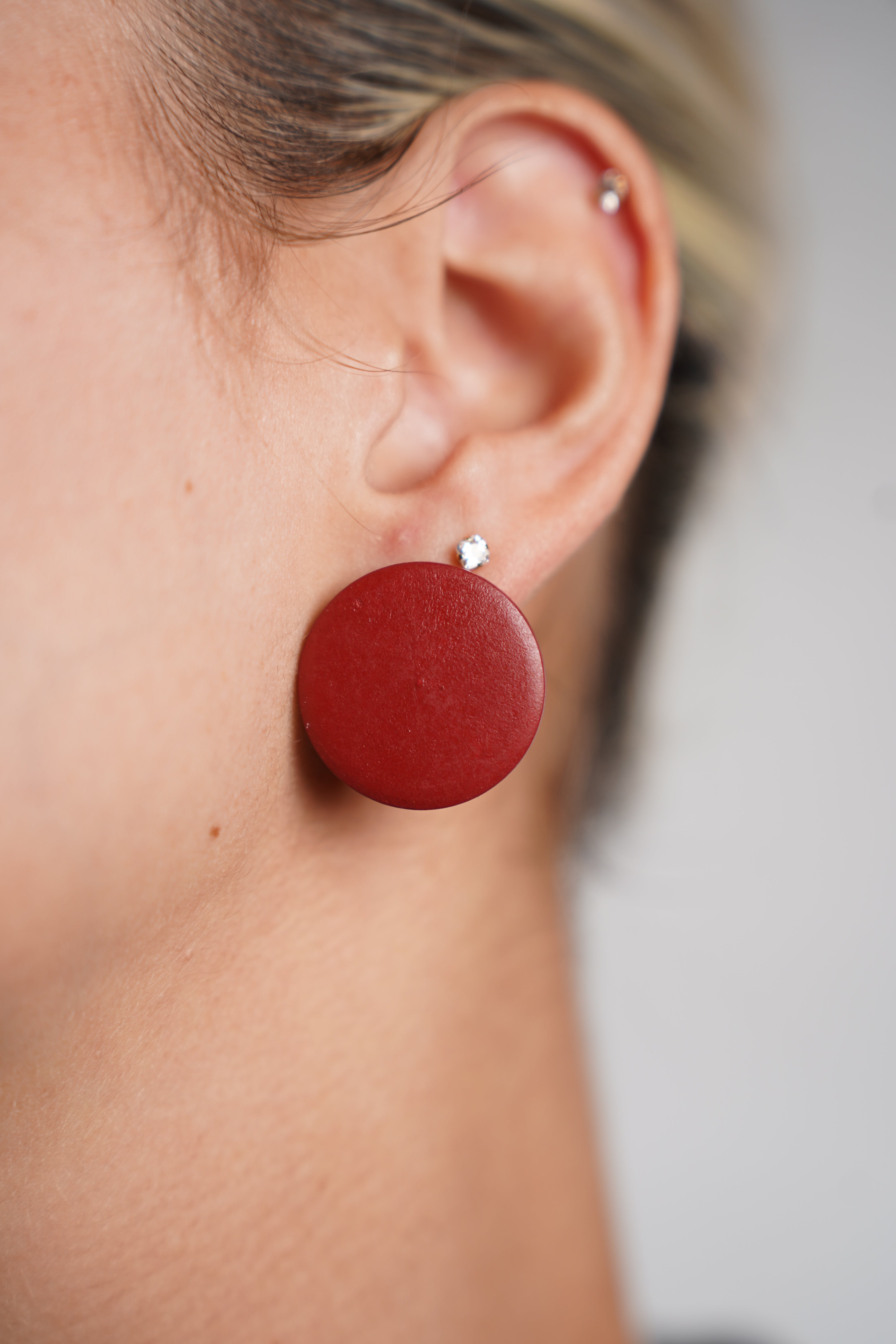 Cezel Stud Earring – Minimal Boldness in Every Hue