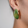 Ornix Marble Earrings – Sculpted Elegance in Marbled Finish