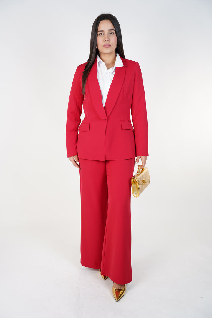 Opaline Blazer Pants Set – Tailored Power Suit Statement