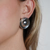 Rysa Earrings – Bold Vintage Gold Studs