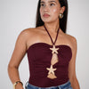 Gold Starfish Bodysuit – Coastal Glam Cut-Out One-Piece