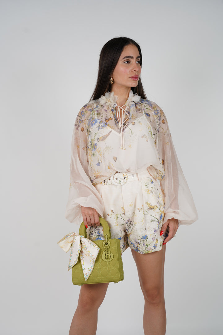 Lurrel Shorts Set – Soft Botanical Elegance