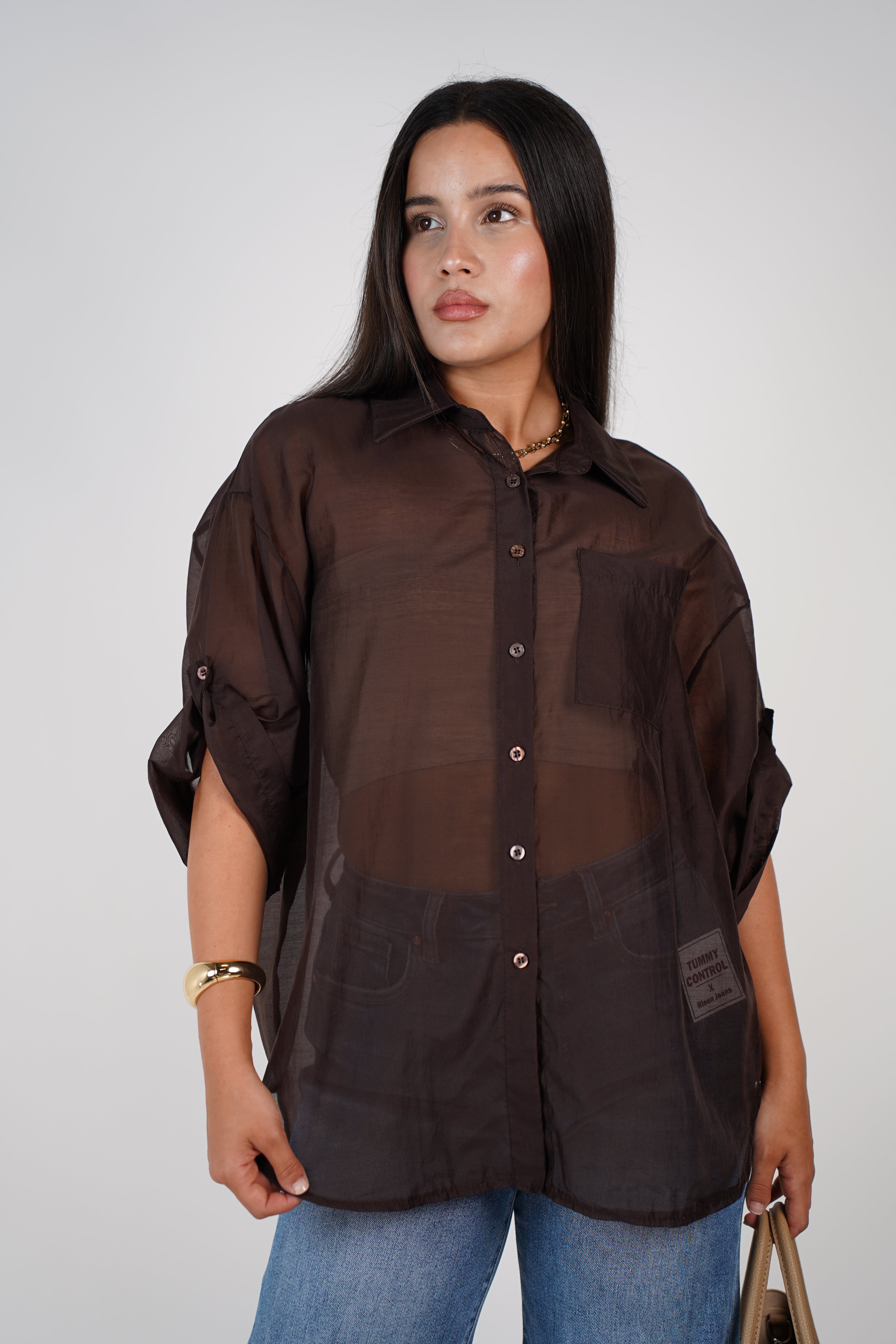 Lira Sheer Blouse – Lightweight, Versatile & Effortlessly Chic