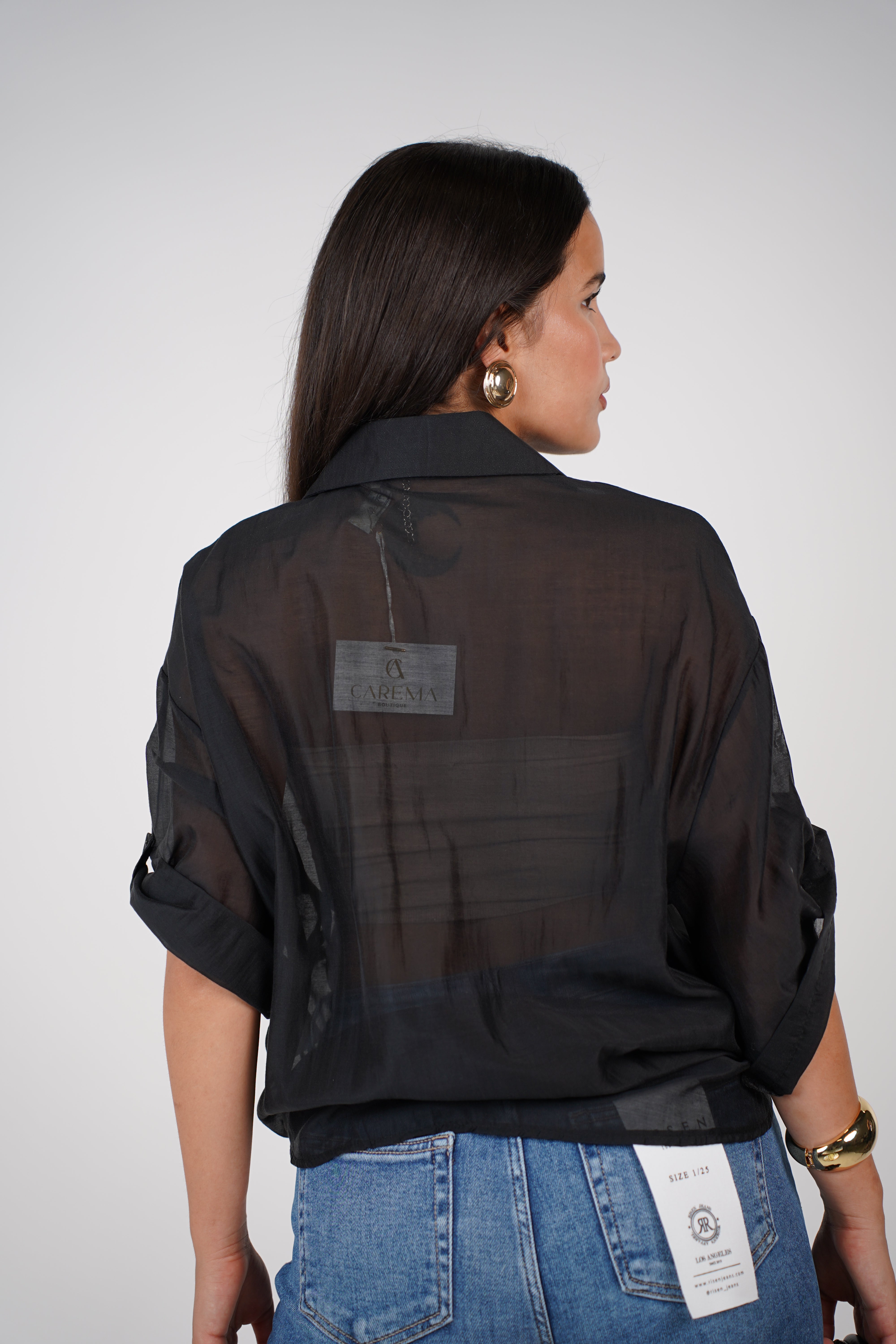 Lira Sheer Blouse – Lightweight, Versatile & Effortlessly Chic