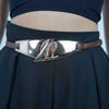 Firia Belt – Sleek Modern Metal Accent Waist Belt
