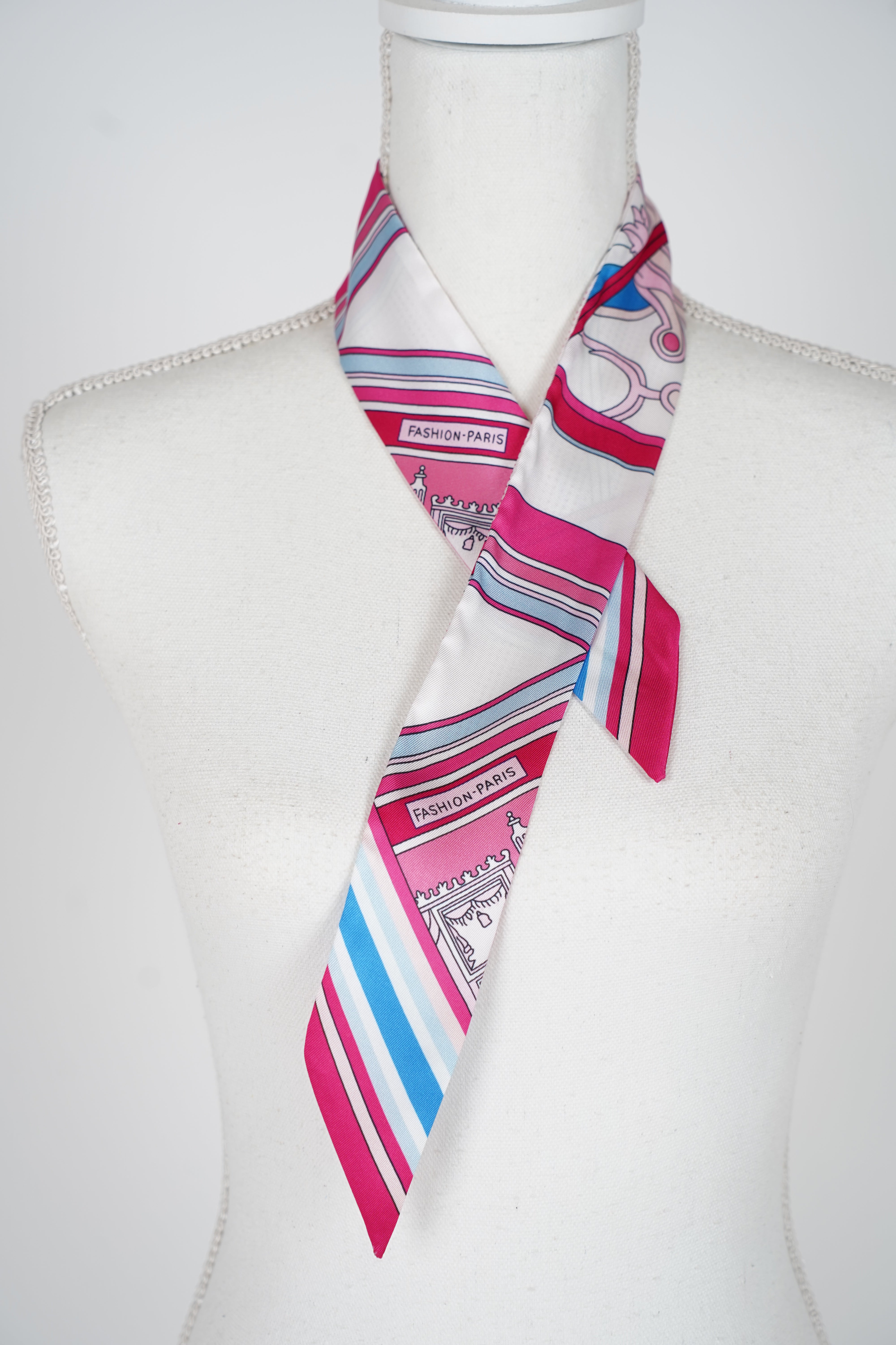 Parisian Twilly – Versatile Mini Scarf for Neck, Hair, or Bags