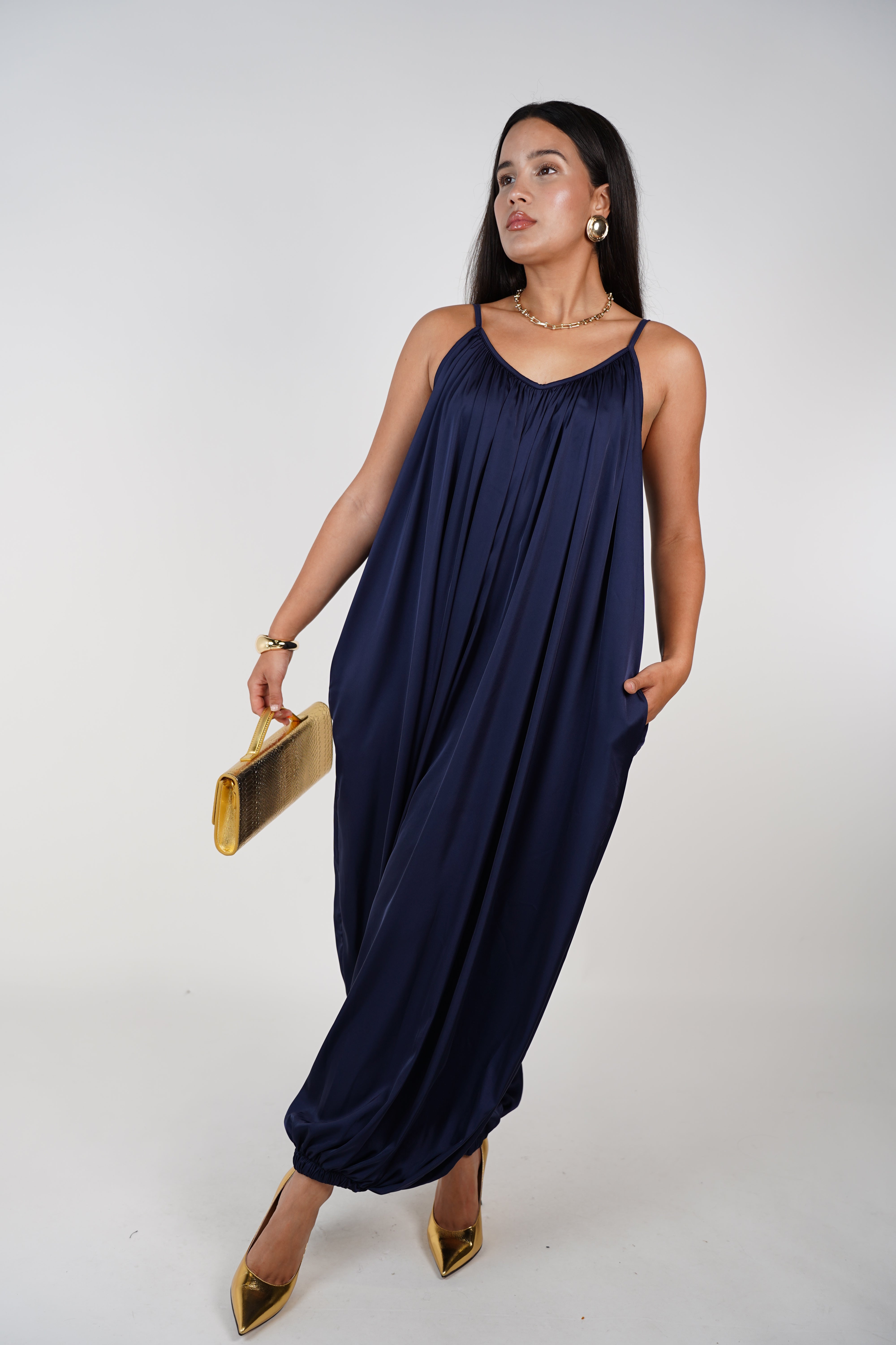 Yomi Aladin Satin Jumpsuit – Relaxed Glamour in Every Step
