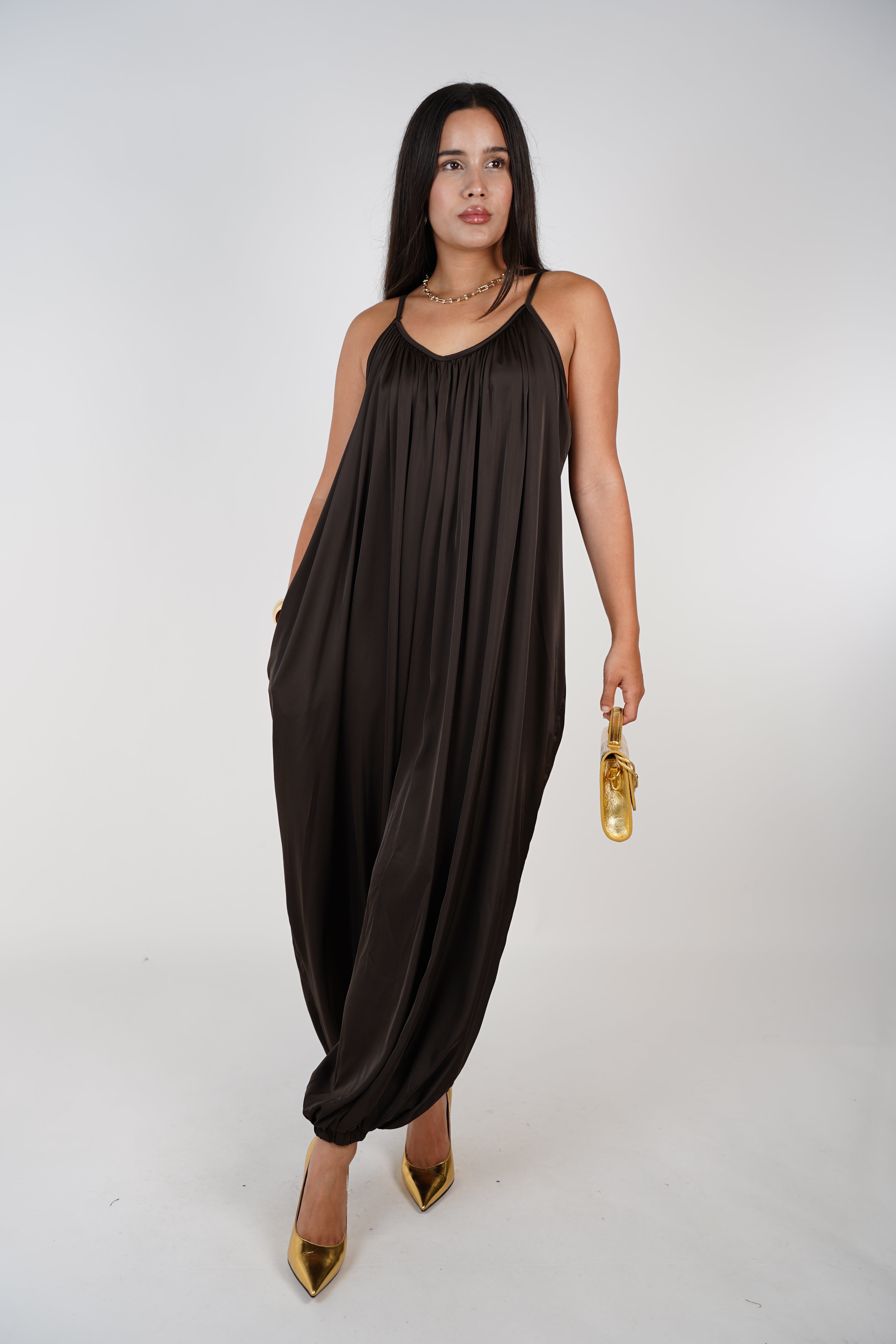 Yomi Aladin Satin Jumpsuit – Relaxed Glamour in Every Step