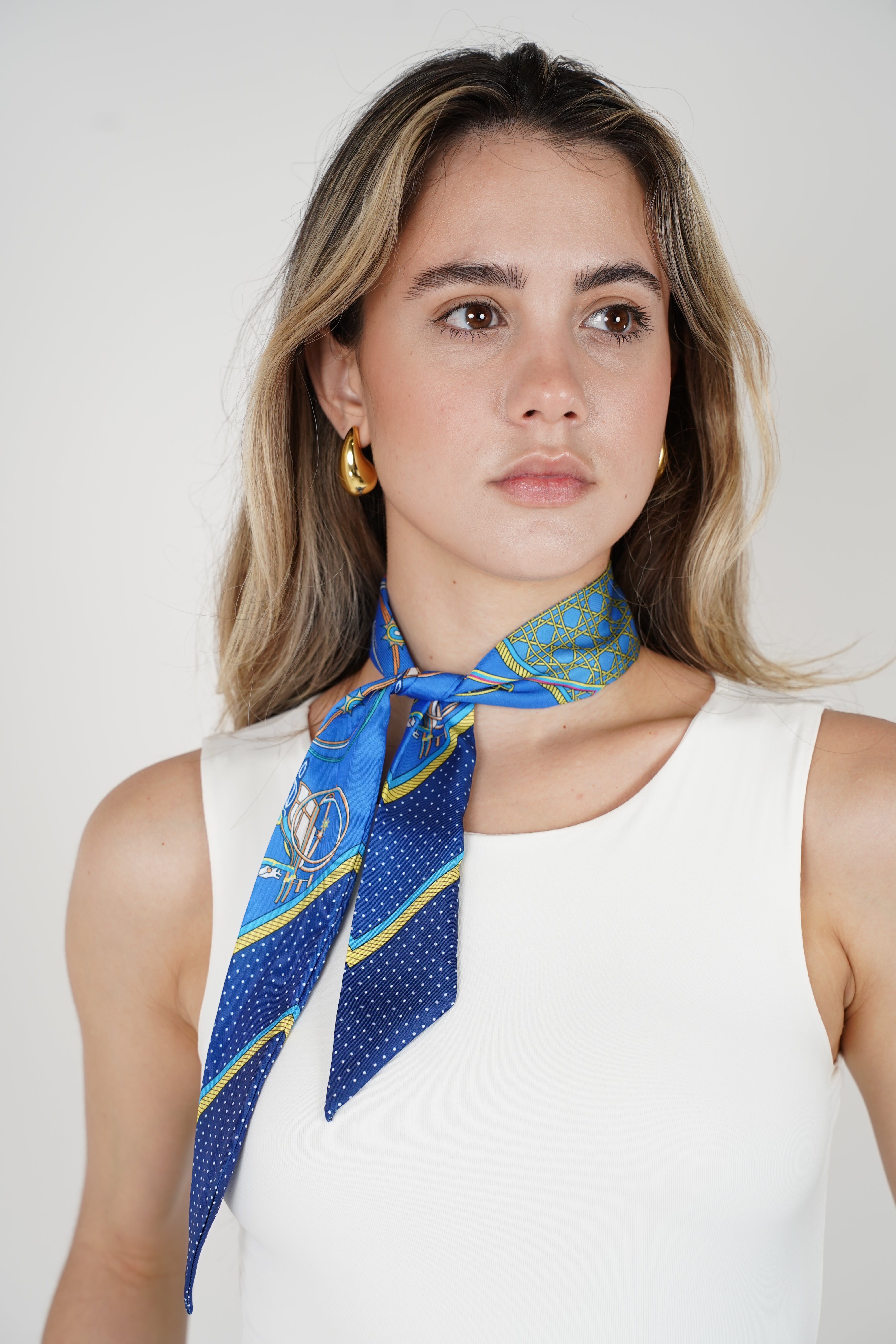 Parisian Twilly – Versatile Mini Scarf for Neck, Hair, or Bags