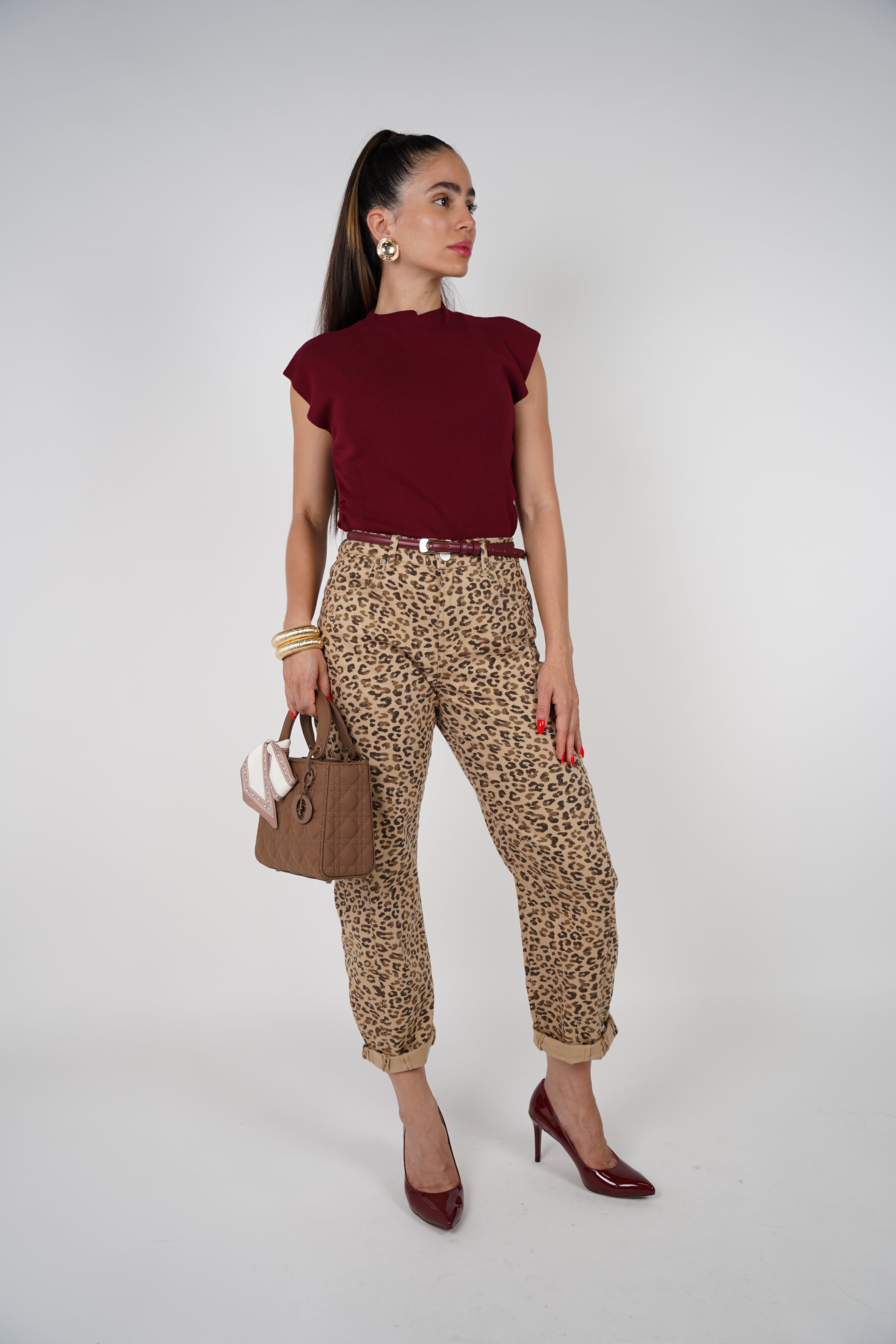 Zyre Barrel Leopard Jeans – Fierce & Effortless Style
