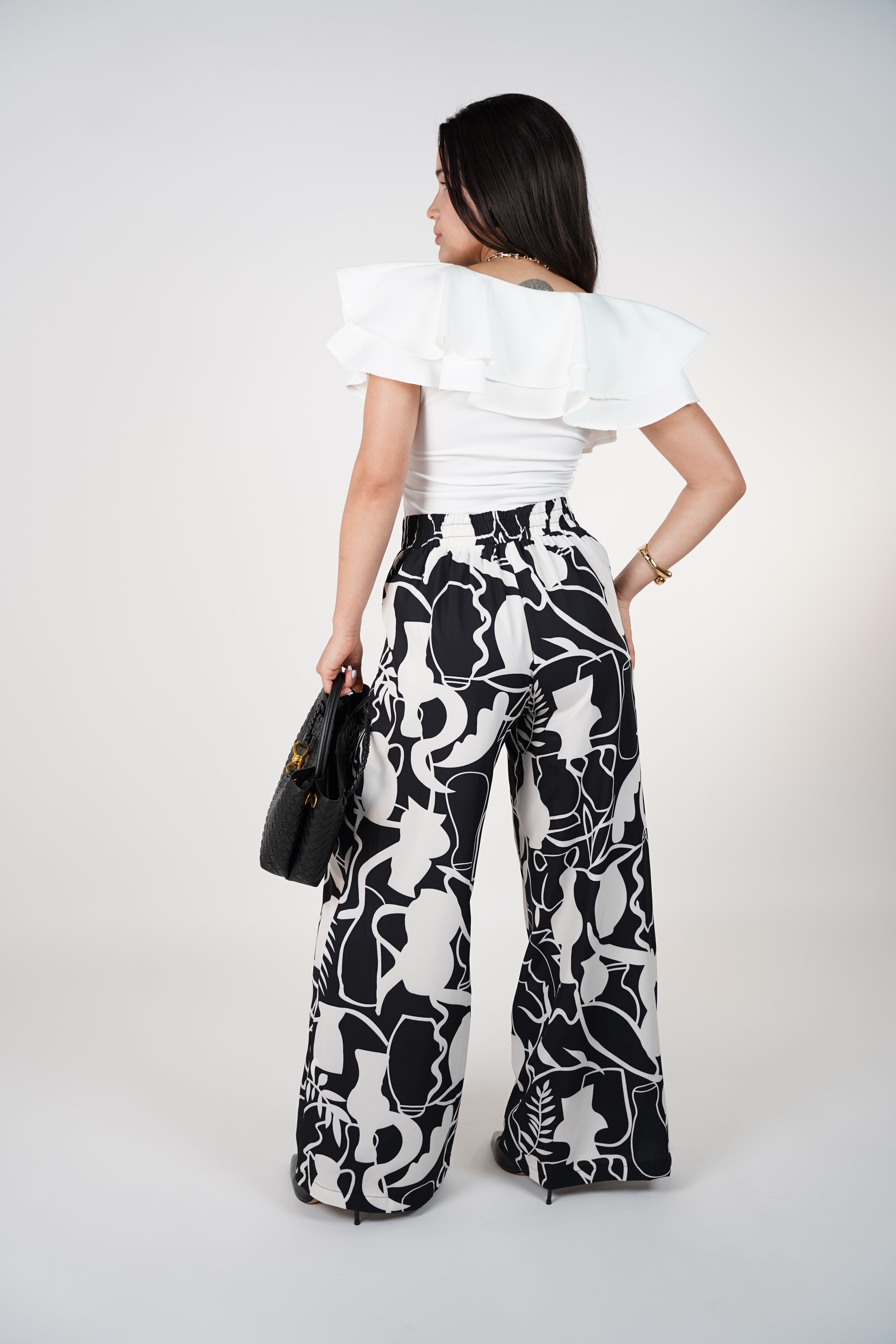 Zamiya Pants Set – Bold Wide-Leg Printed Duo