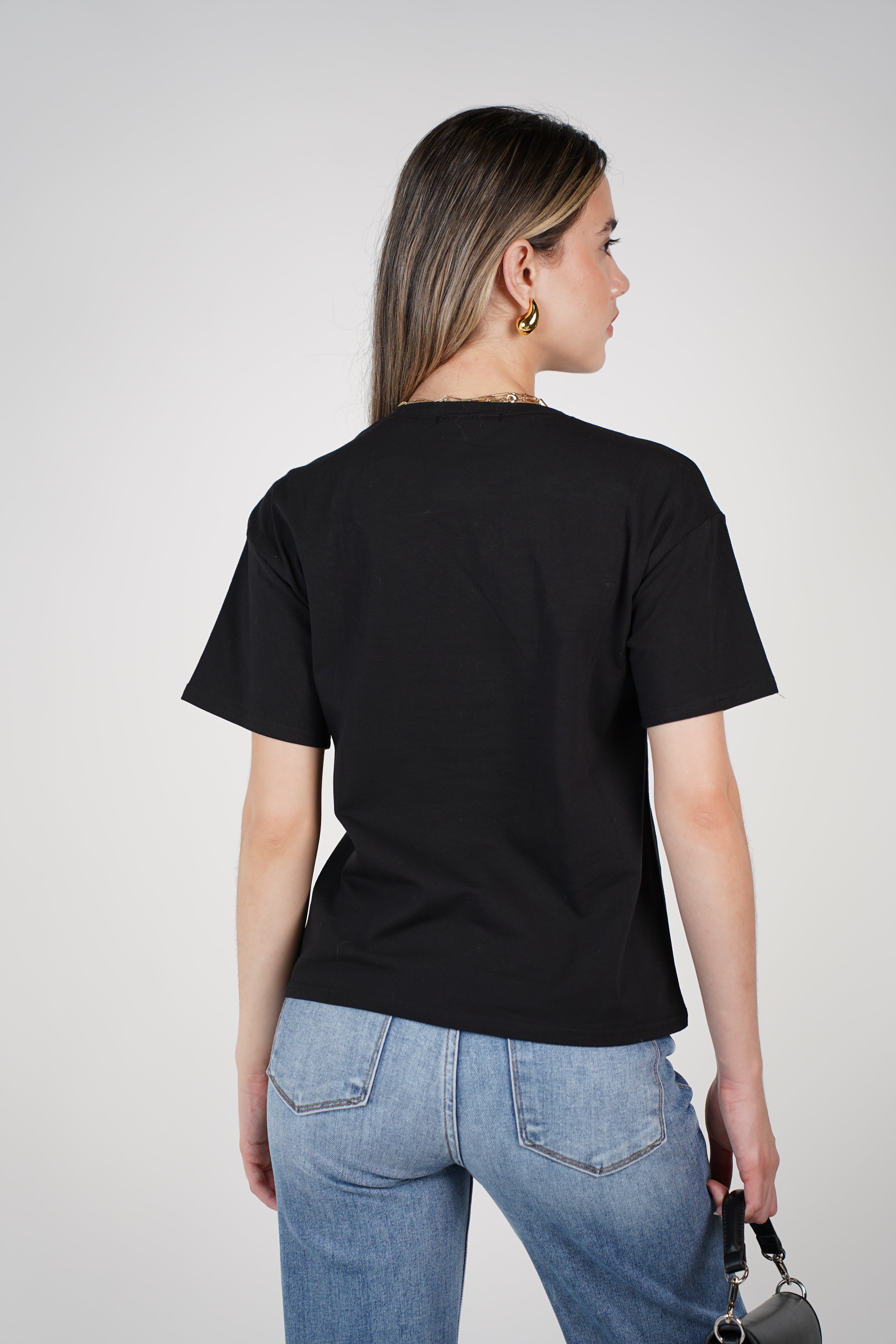 Estrella Pullover – Pearl & Crystal Star Detail Tee