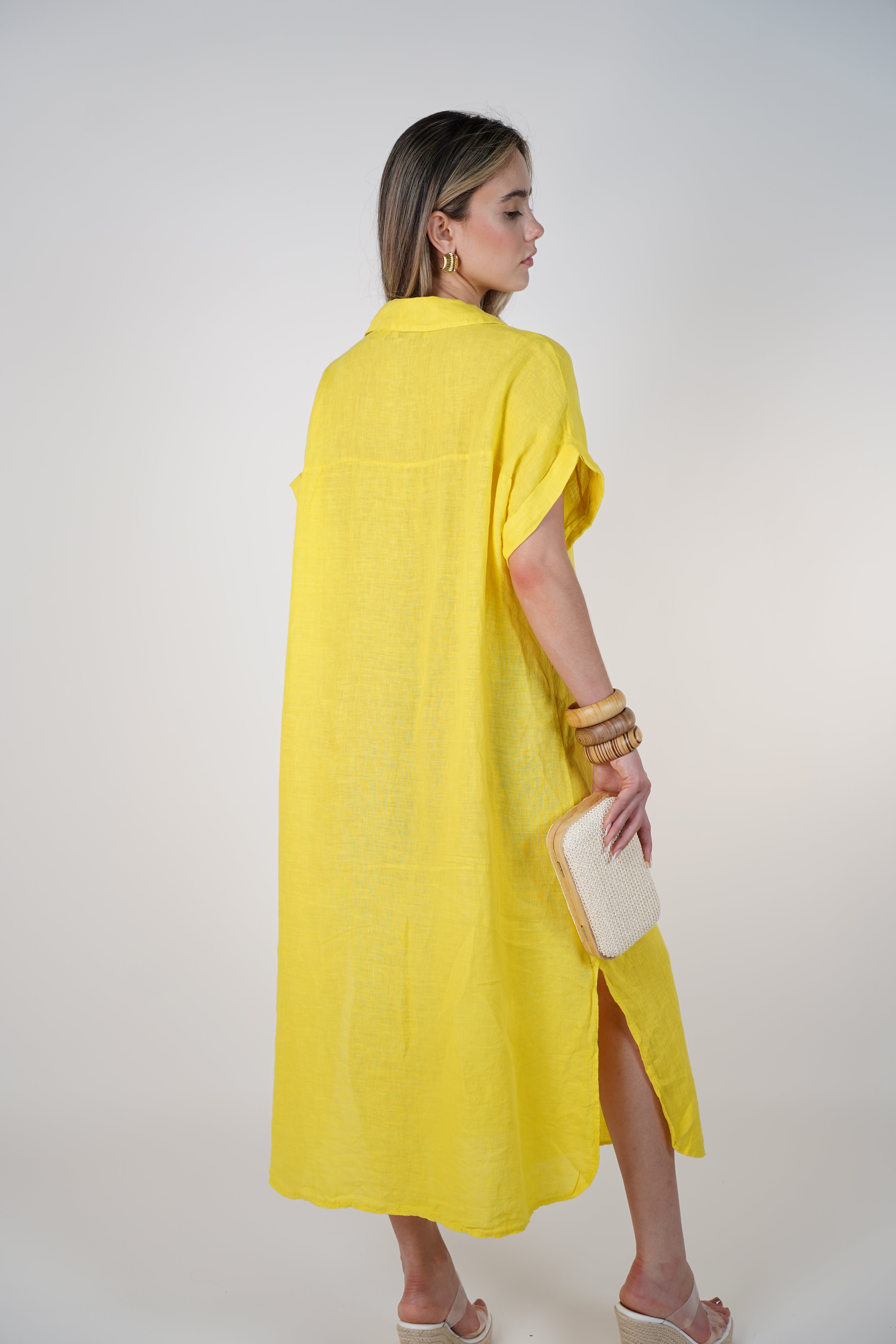 Tais Maxi Linen Dress – Breezy, Effortless, and Chic