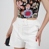 Luxin Belted Shorts – High-Waisted Structured Shorts with Matching Belt