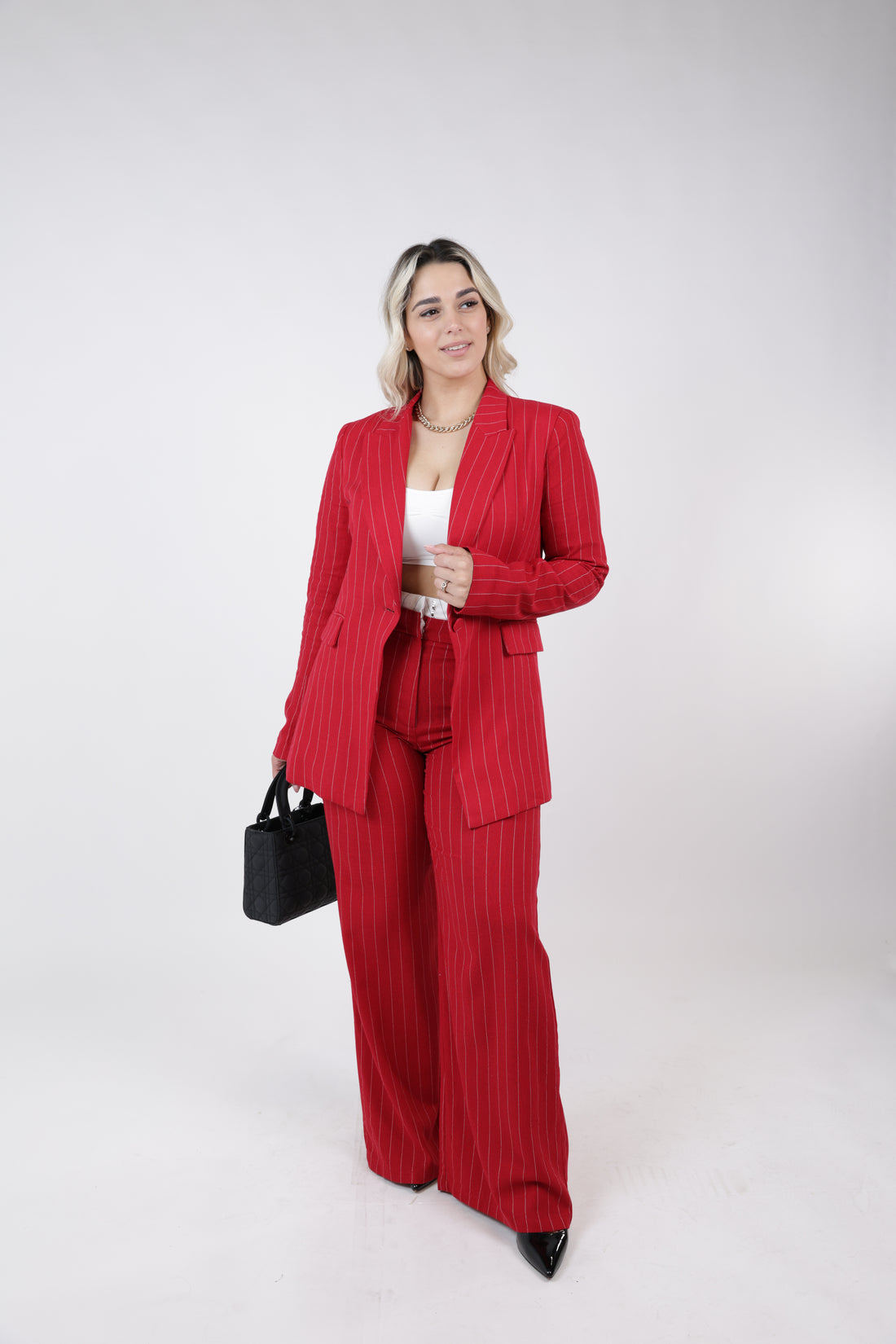 Nava Striped Balzer Pants Set