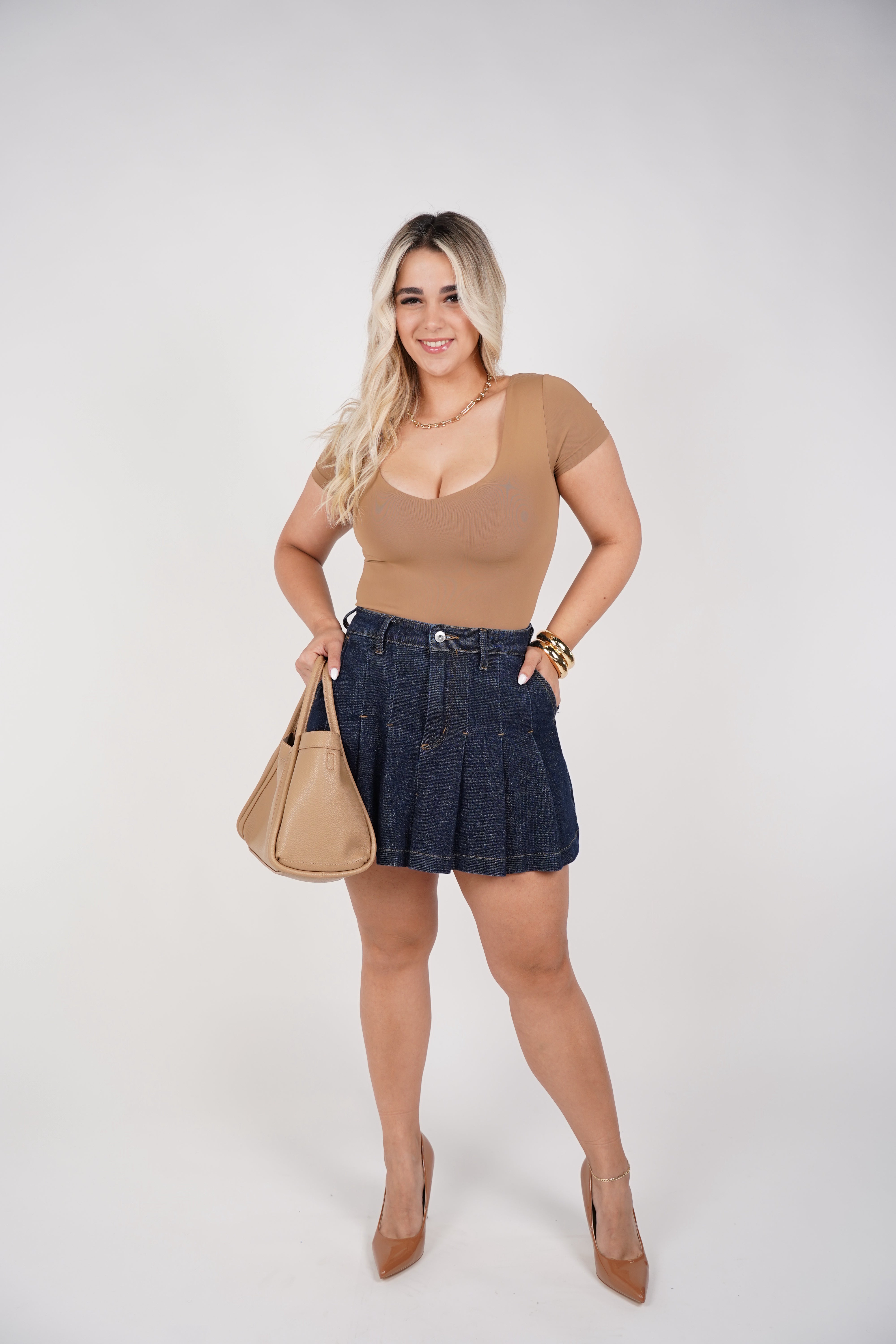 Ayla Mini Pleaded Skirt