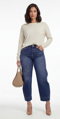 Lavio Jeans Anchos Cropped