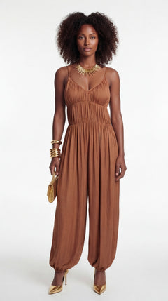 Gena Ruched Jumpsuit