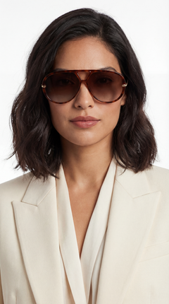 Venae Marble Oversized Sunglasses