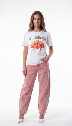 Myzora Croissant Graphic Tee