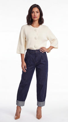 Malia Textured Boxy Top