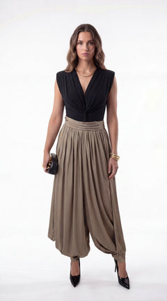 Elara Pleated Harem Pants
